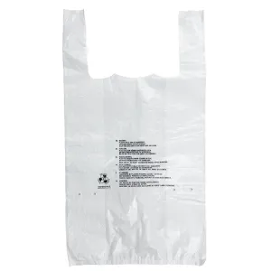 Fiesta Recyclable Large White Carrier Bag (1000 Pack)