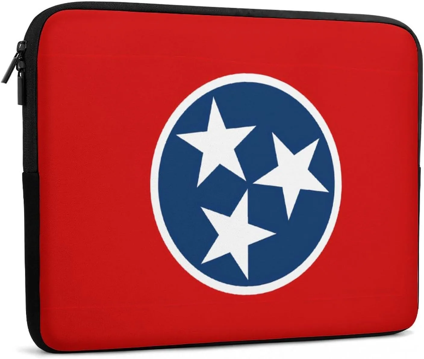 Flag Map of Tennessee Printed Laptop Sleeve Case Soft Computer Briefcase Carrying Bag 10 Inch/12 Inch/ 13 Inch/15 Inch/17 Inch