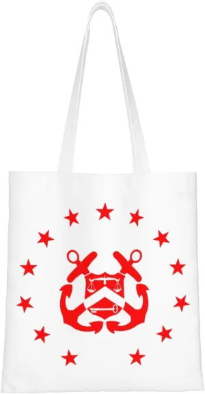 Flag of the United States Deputy Secretary of the Treasury Tote Bag for Women Canvas Shopping Bags Reusable Beach Bag Grocery Bags Tote Shoulder Bag Gift Bags