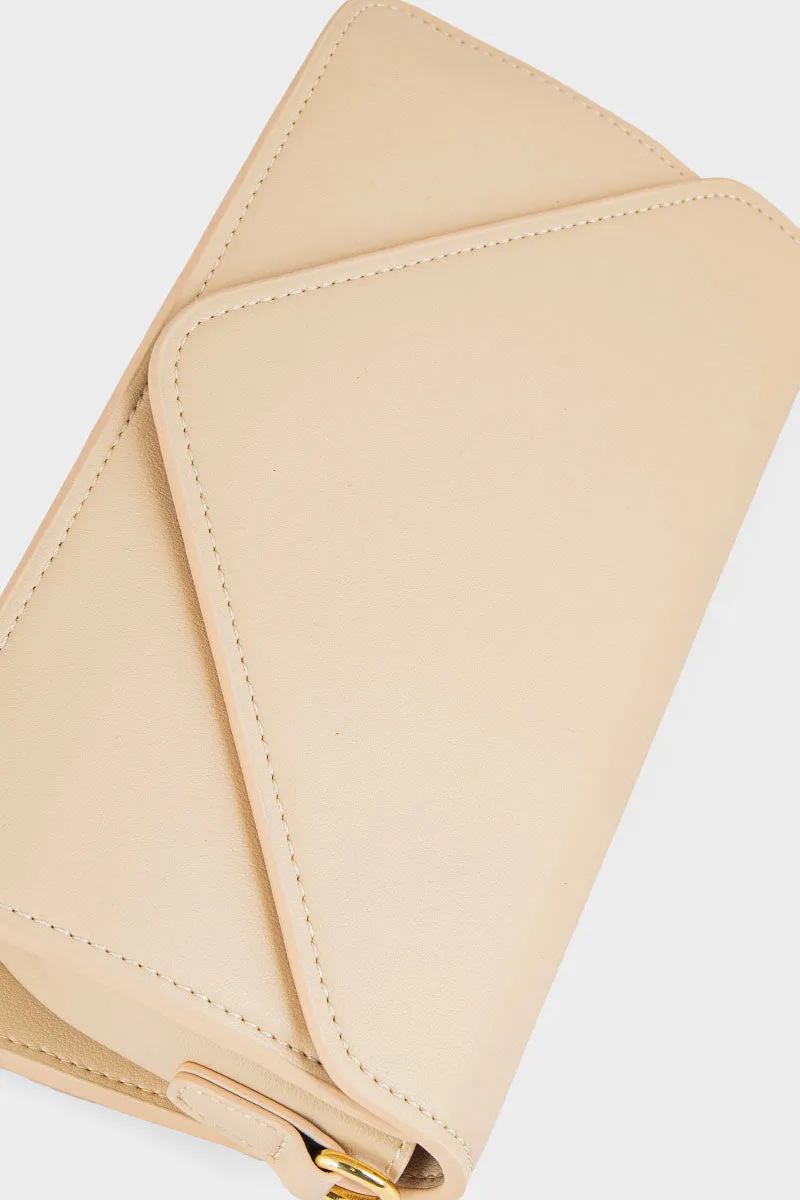 Flap Shoulder Bags BS2123-Beige
