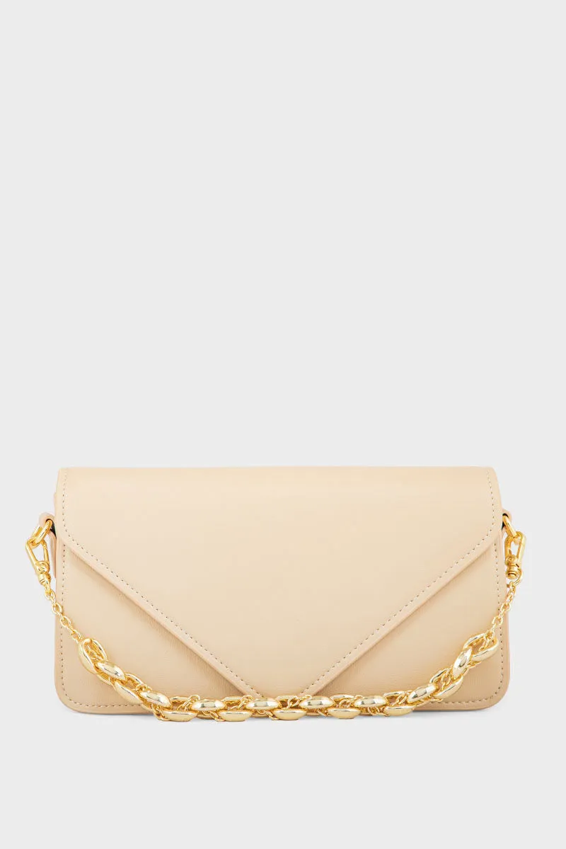 Flap Shoulder Bags BS2123-Beige