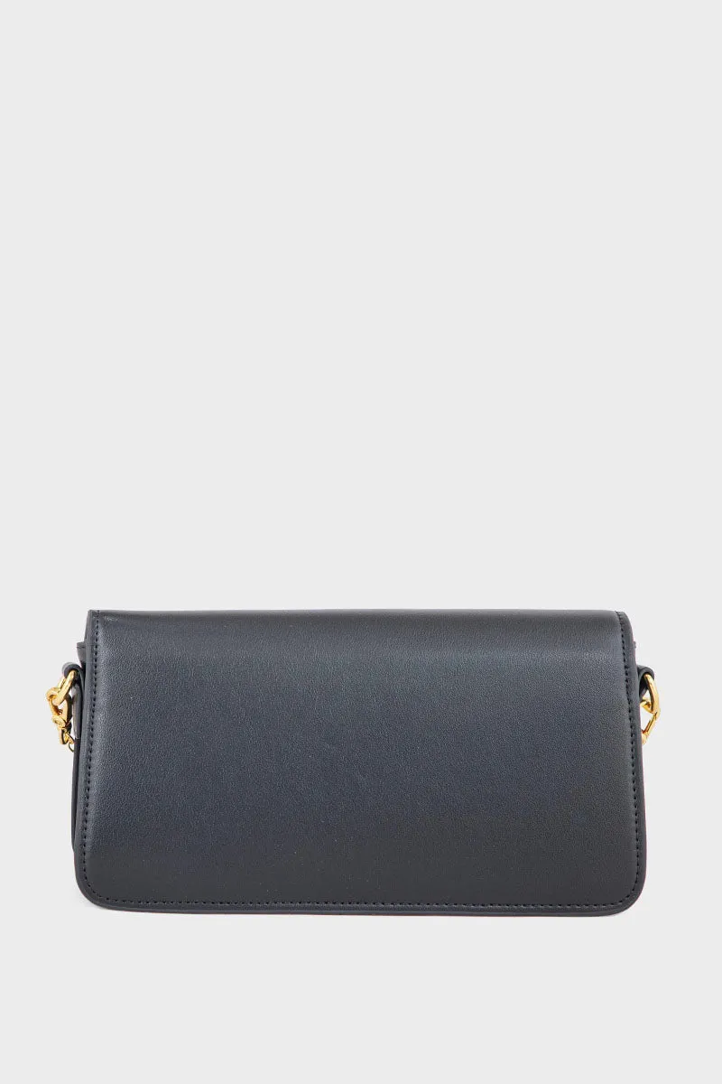 Flap Shoulder Bags BS2123-Black
