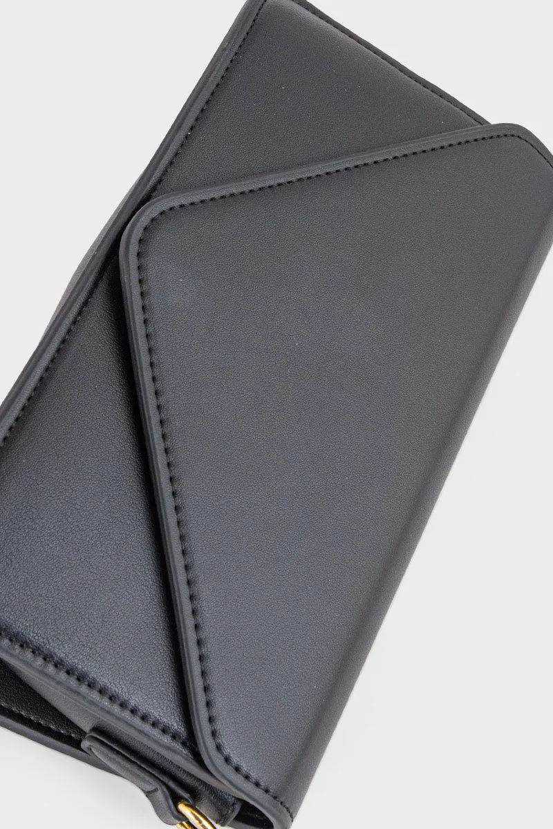 Flap Shoulder Bags BS2123-Black