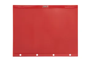 Flip-Mag document holders with adhesive edge and neodymium magnets