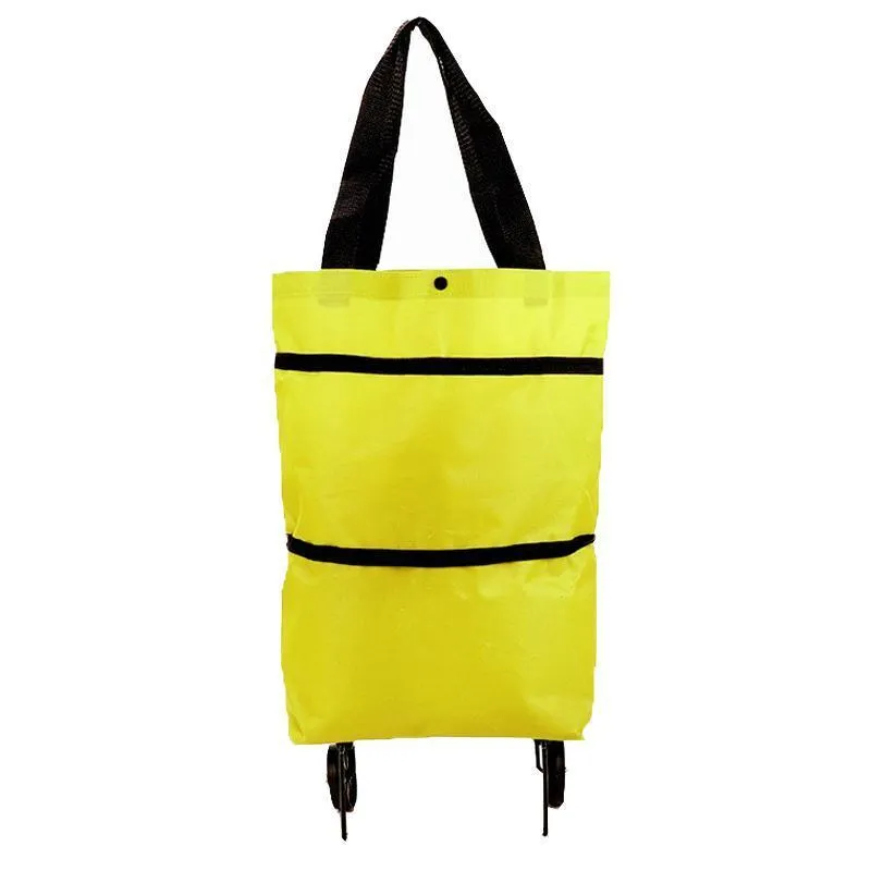 Foldable Shopping Cart 1PC 7Colours Trolley Bag