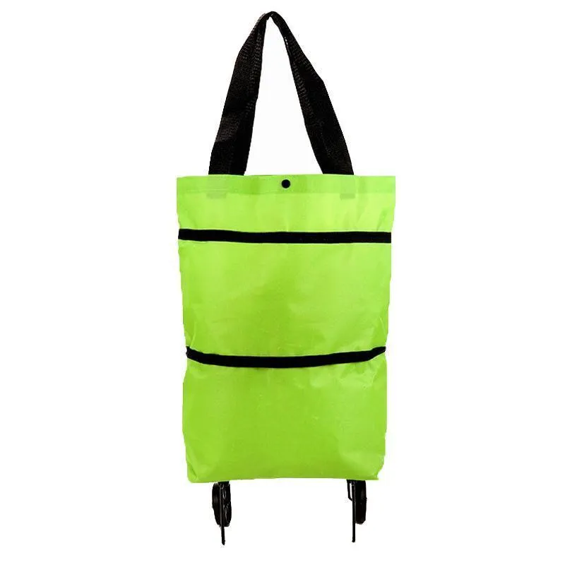 Foldable Shopping Cart 1PC 7Colours Trolley Bag