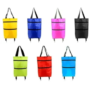 Foldable Shopping Cart 1PC 7Colours Trolley Bag