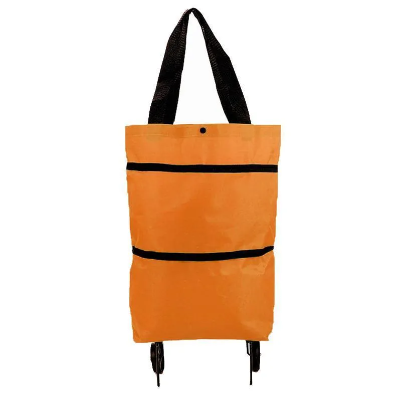 Foldable Shopping Cart 1PC 7Colours Trolley Bag