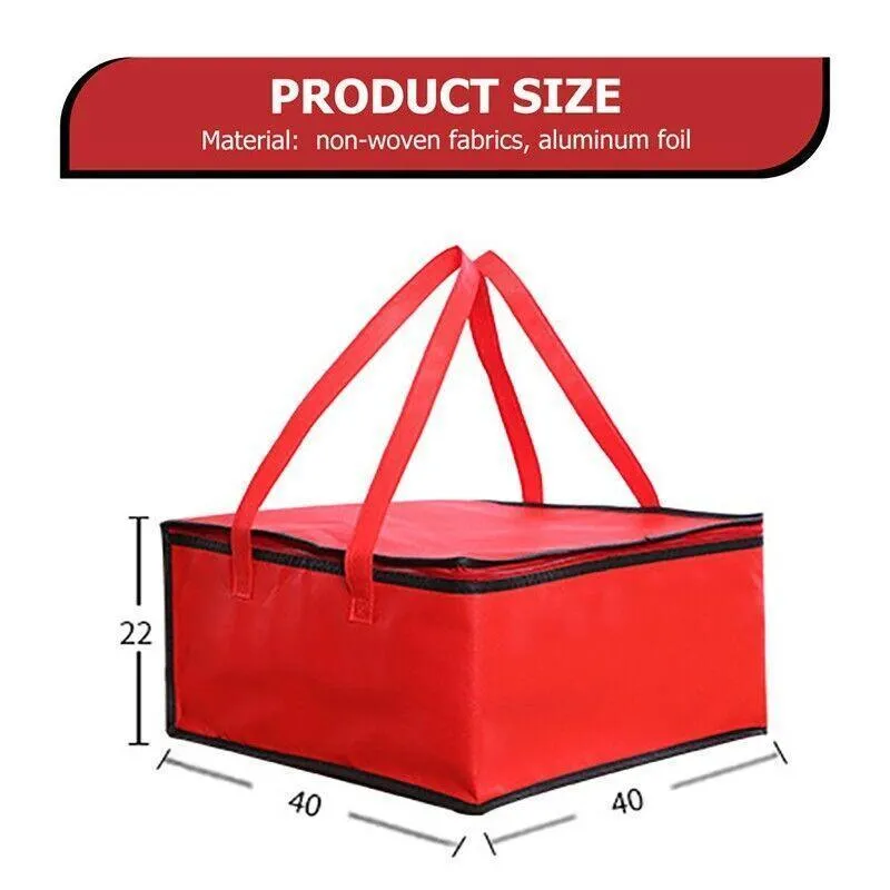 Food Delivery Insulated Bags 40*40*22cm 4Colours