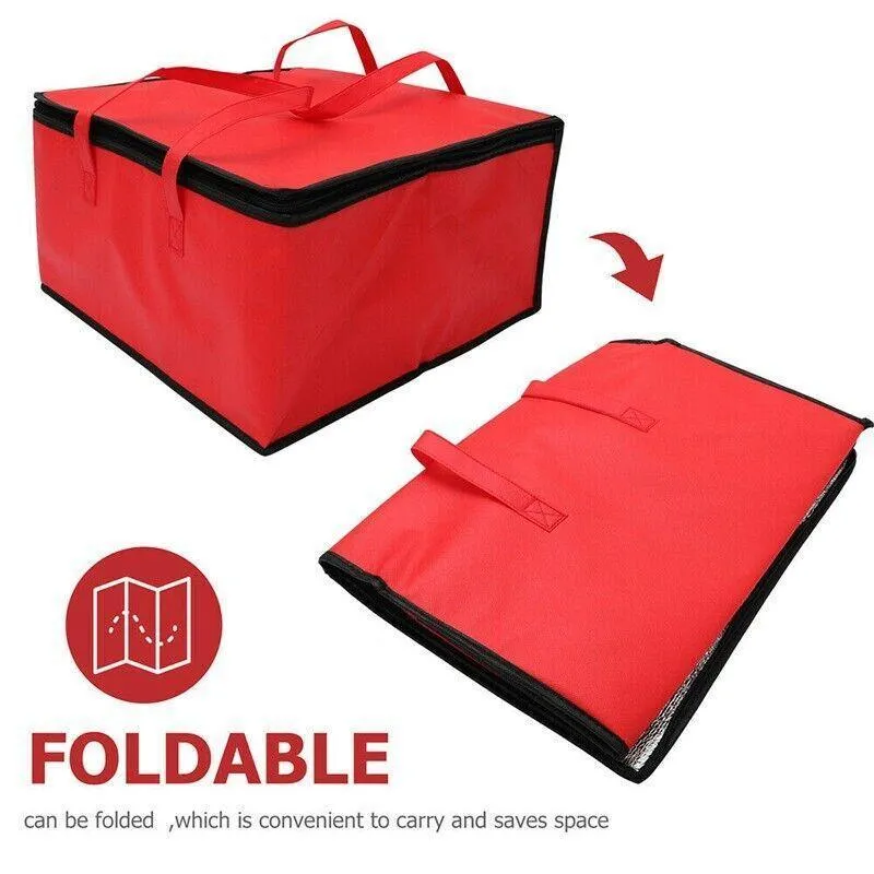 Food Delivery Insulated Bags 40*40*22cm 4Colours