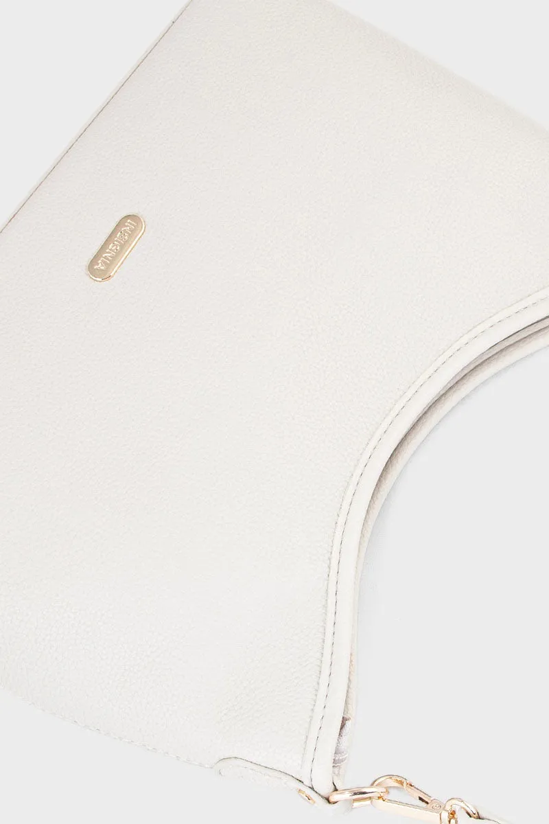 Formal Bagutte Shoulder Bags BS2056-Beige