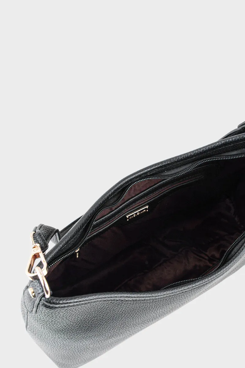 Formal Bagutte Shoulder Bags BS2056-Black