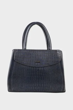 Formal Tote Hand Bags B14970-Blue