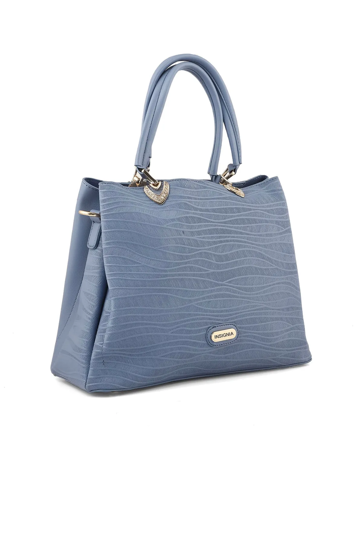 Formal Tote Hand Bags B15052-Blue