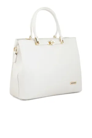 Formal Tote Hand Bags B15055-White