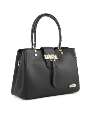 Formal Tote Hand Bags B15057-Black