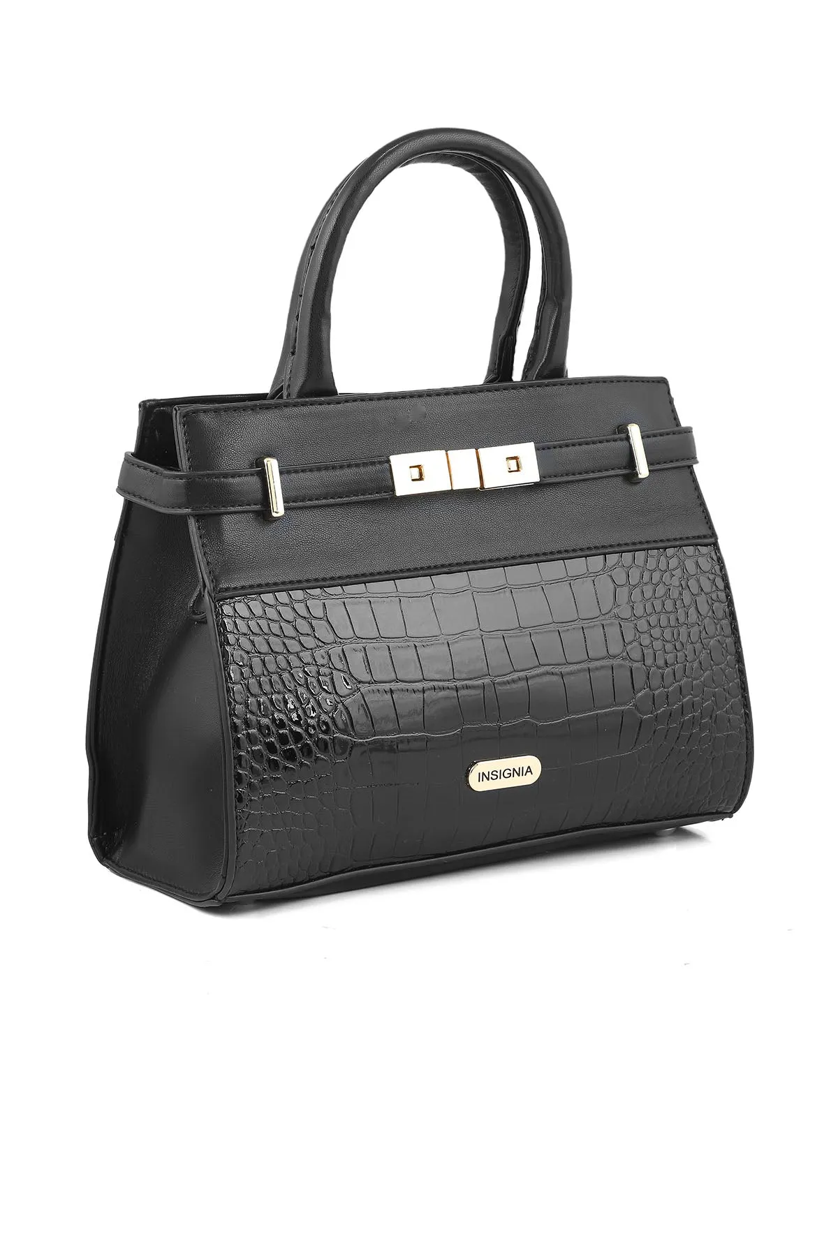 Formal Tote Hand Bags B15069-Black