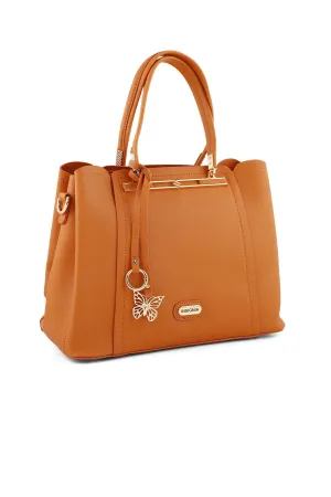 Formal Tote Hand Bags B15126-Brown