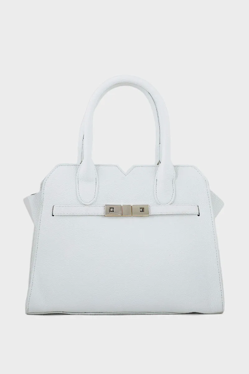 Formal Tote Hand Bags BH0022-White