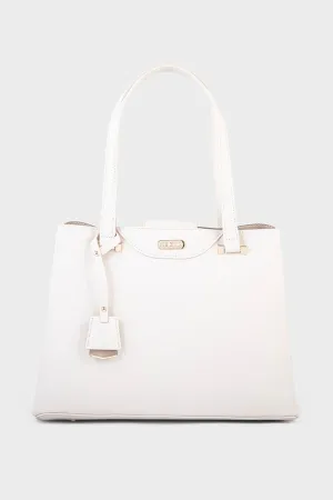 Formal Tote Hand Bags BS2058-White