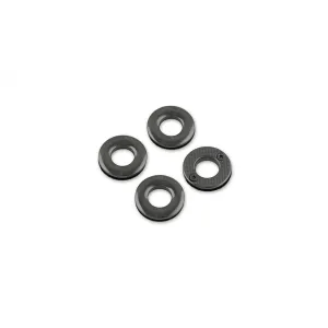 Four- 1/2in Screw Together Grommets: Gunmetal