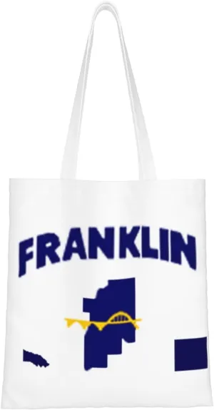 Franklin County Ar Flag Tote Bag for Women Canvas Shopping Bags Reusable Beach Bag Grocery Bags Tote Shoulder Bag Gift Bags