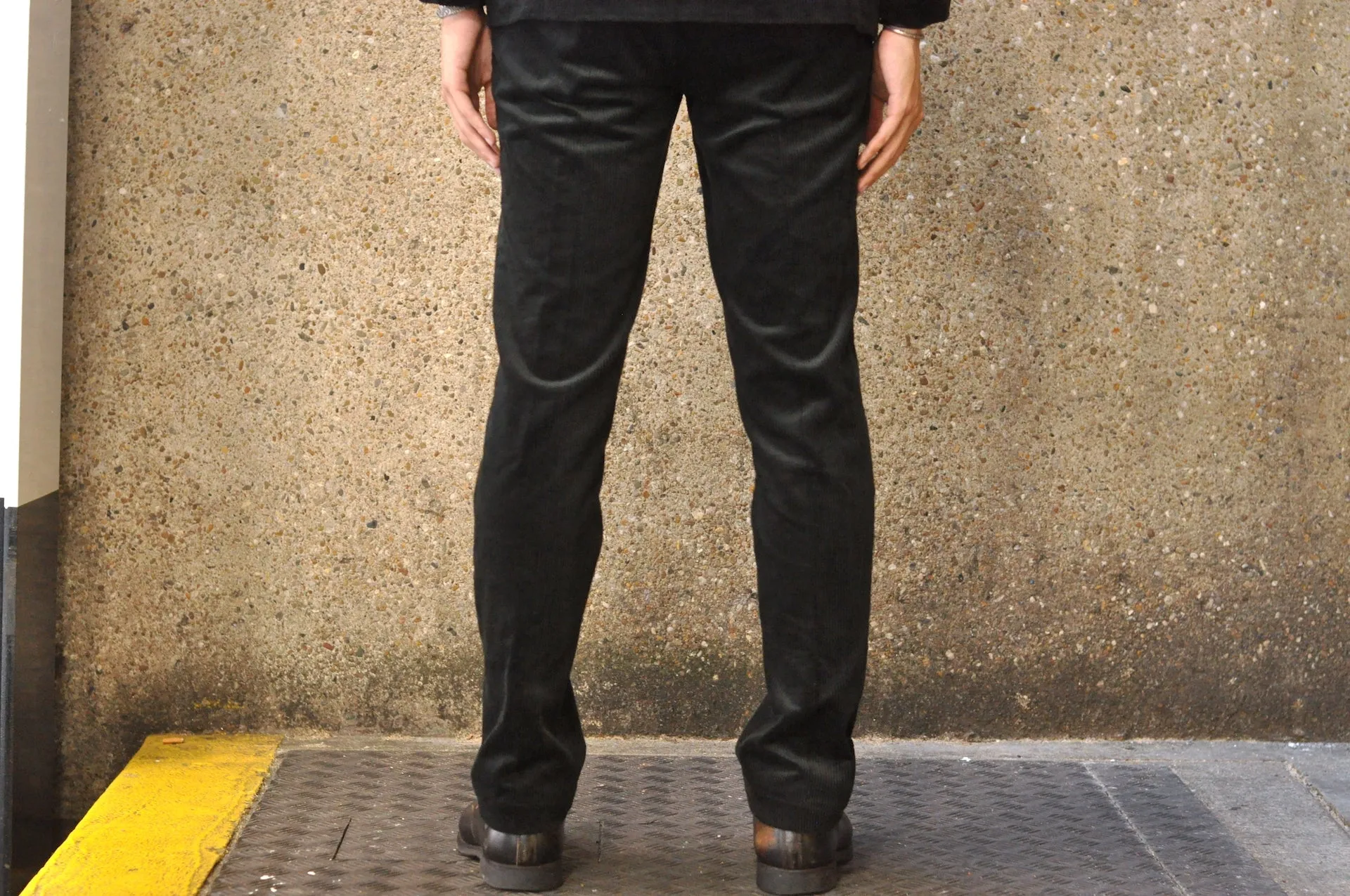Freewheelers "Skagit" Corduroy Trousers (Black)