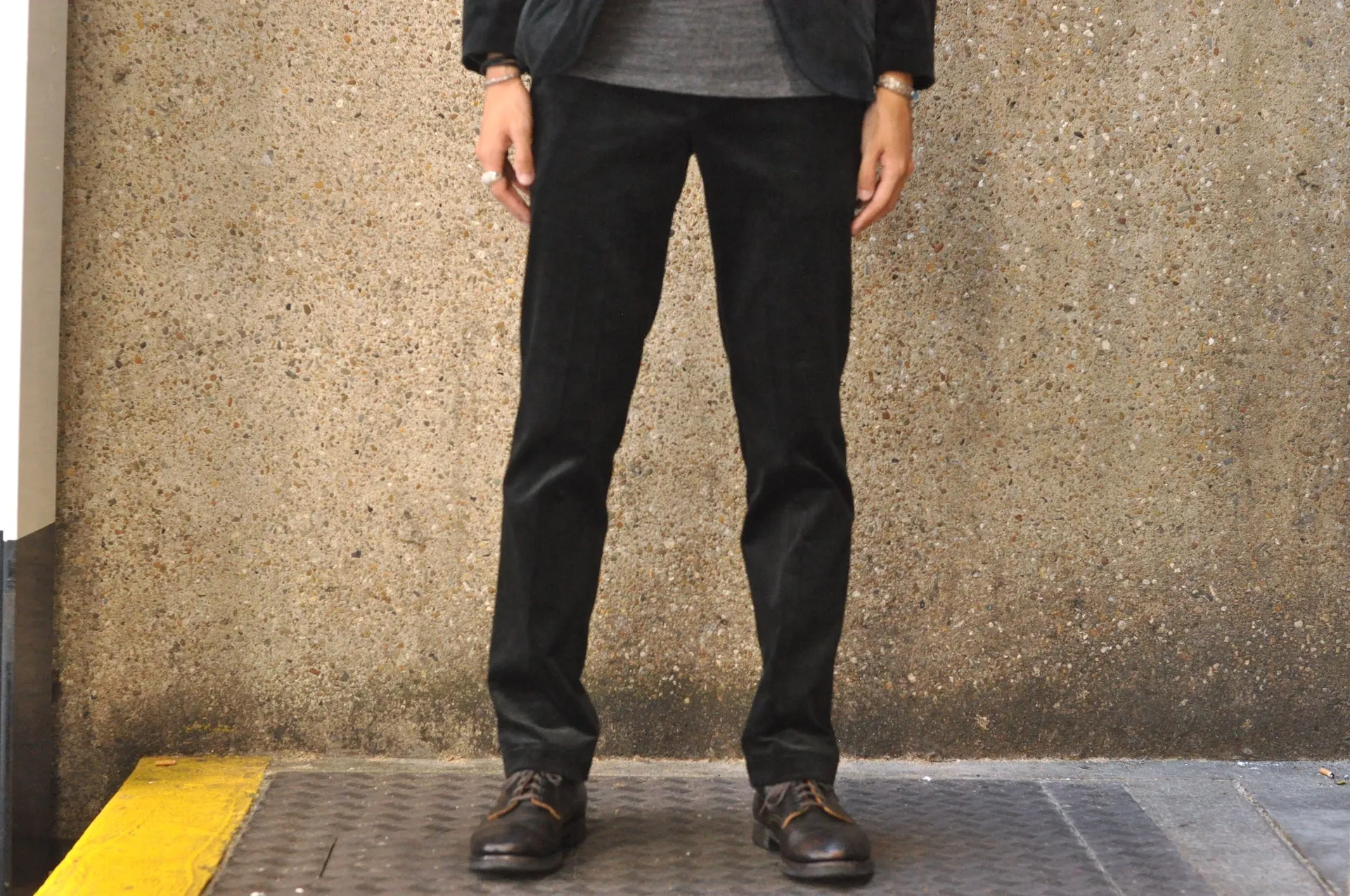 Freewheelers "Skagit" Corduroy Trousers (Black)