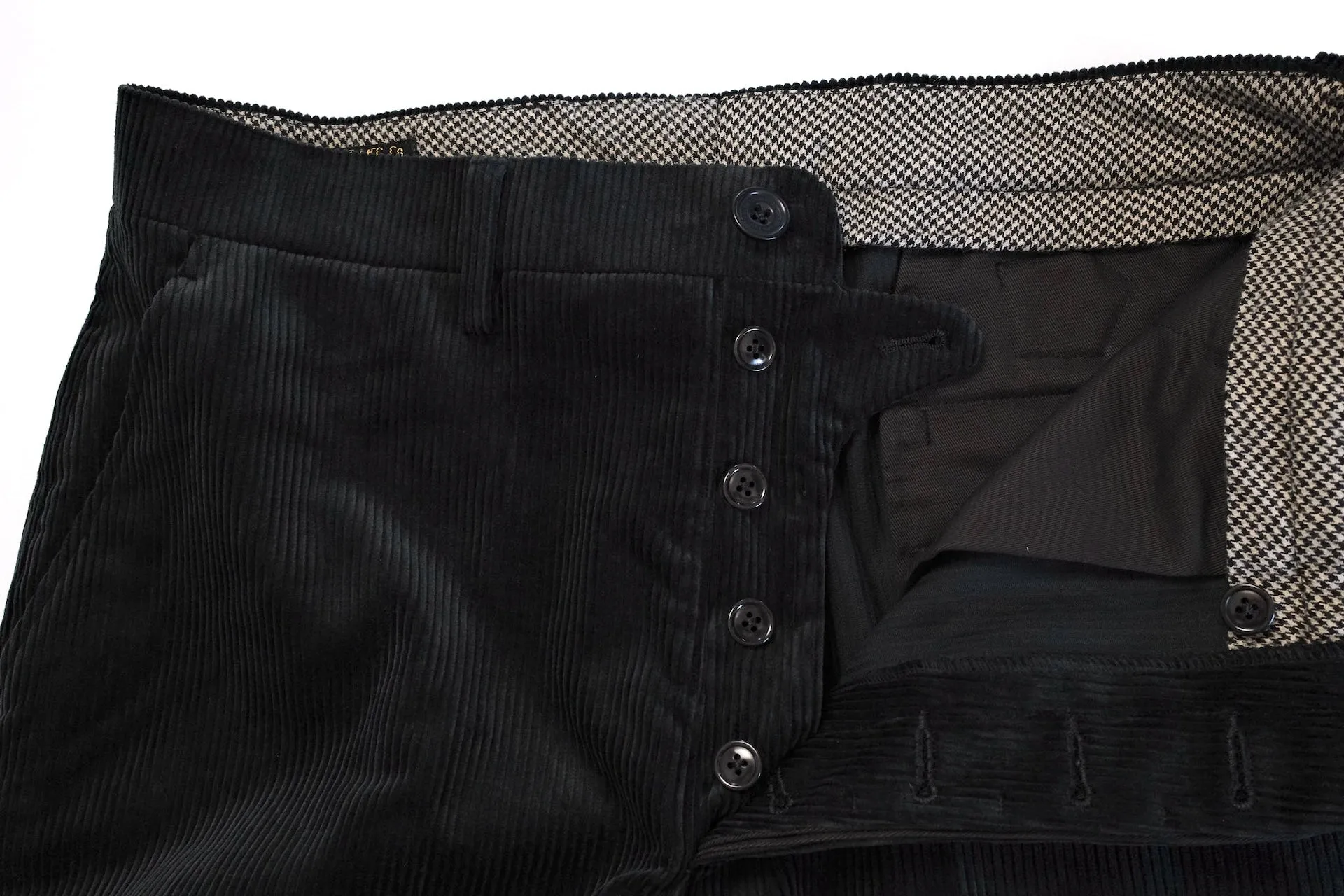 Freewheelers "Skagit" Corduroy Trousers (Black)