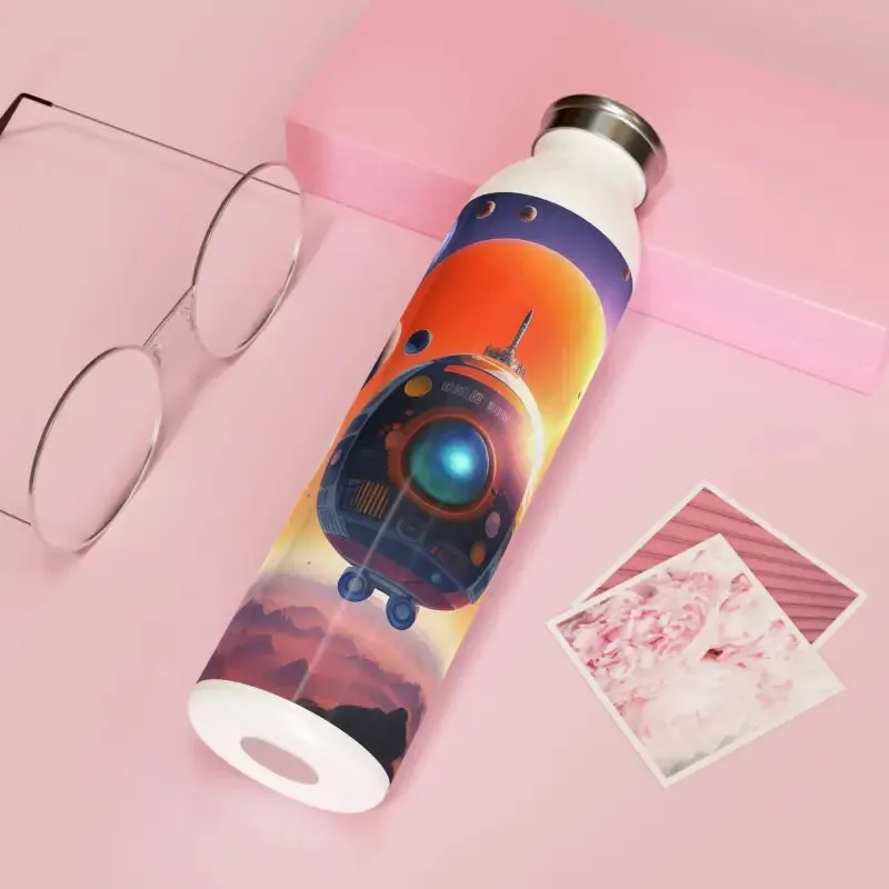 Galactic Chic Slim Water Bottle Exudes Cosmic Style