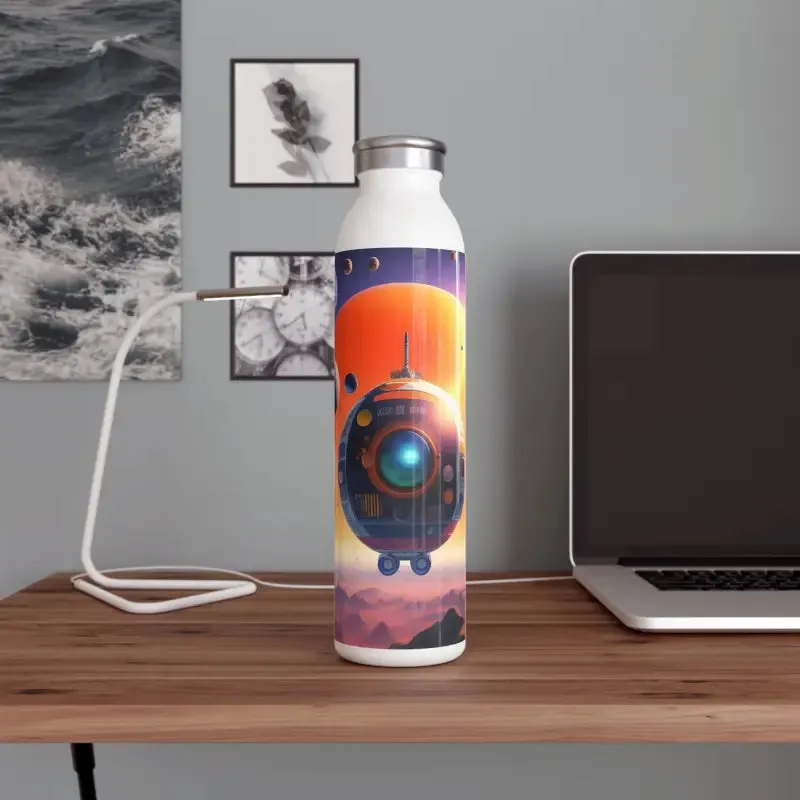 Galactic Chic Slim Water Bottle Exudes Cosmic Style