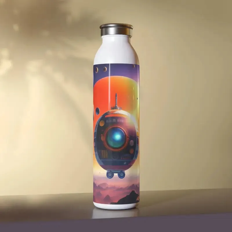 Galactic Chic Slim Water Bottle Exudes Cosmic Style
