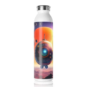 Galactic Chic Slim Water Bottle Exudes Cosmic Style