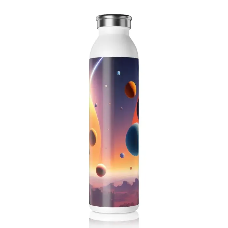 Galactic Chic Slim Water Bottle Exudes Cosmic Style
