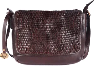 Genuine Leather Crossbody Sling Bags for Women, Bags for Women Trendy Casual Office Bag with Adjustable Strap