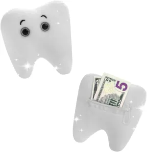 GIANTmicrobes Tooth Plush, Oral Surgery Recovery, Dentist Appreciation Gifts, Tooth Fairy Pillow, Dentist Toy, Dental School Gifts