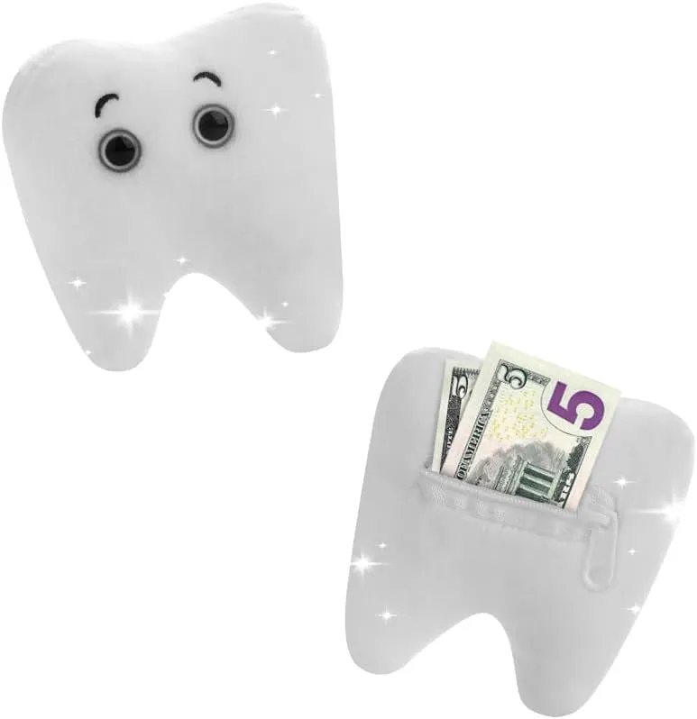 GIANTmicrobes Tooth Plush, Oral Surgery Recovery, Dentist Appreciation Gifts, Tooth Fairy Pillow, Dentist Toy, Dental School Gifts