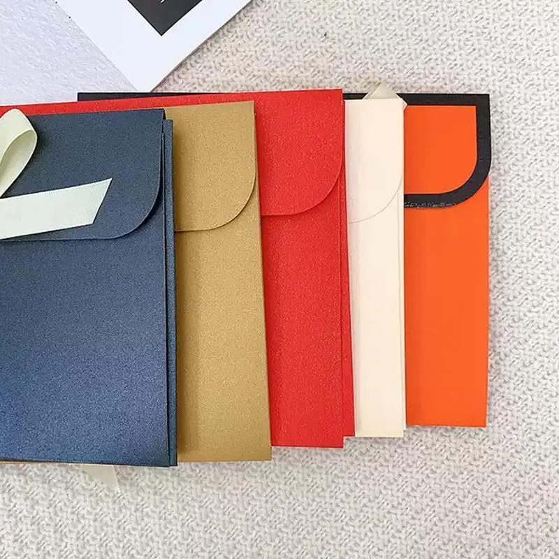 Gift Card Envelopes with Ties 20PCS 6Colours