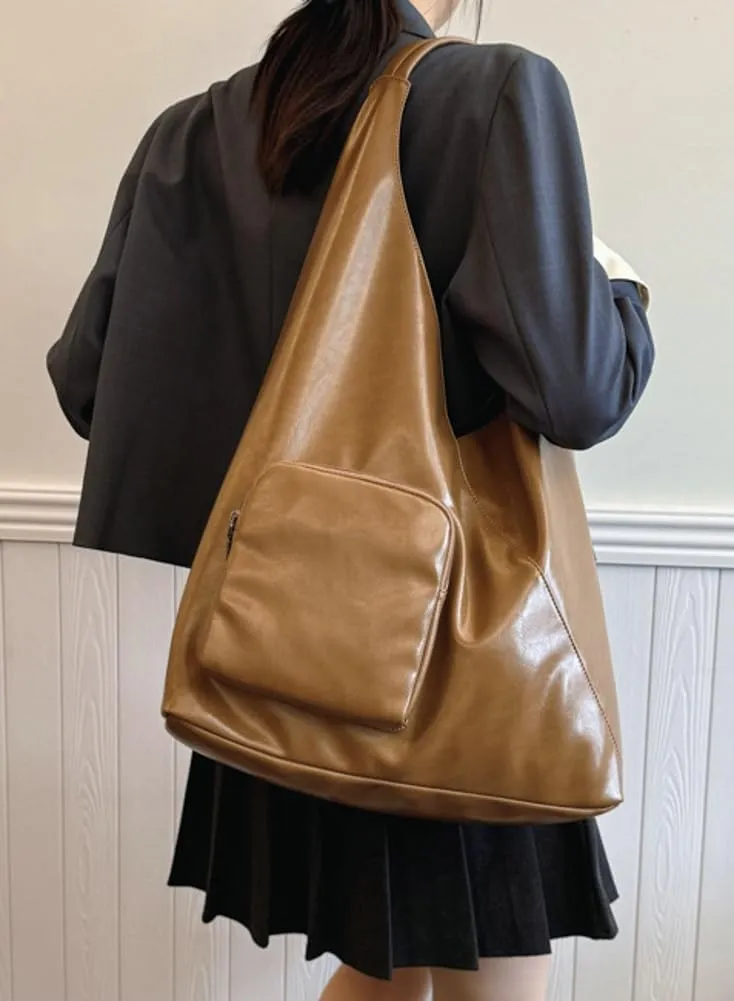 Glossy Vegan Leather Tote Bag for Women Large Shoulder Bag Casual Work Handbag Travel Purse Top Handle Satchels