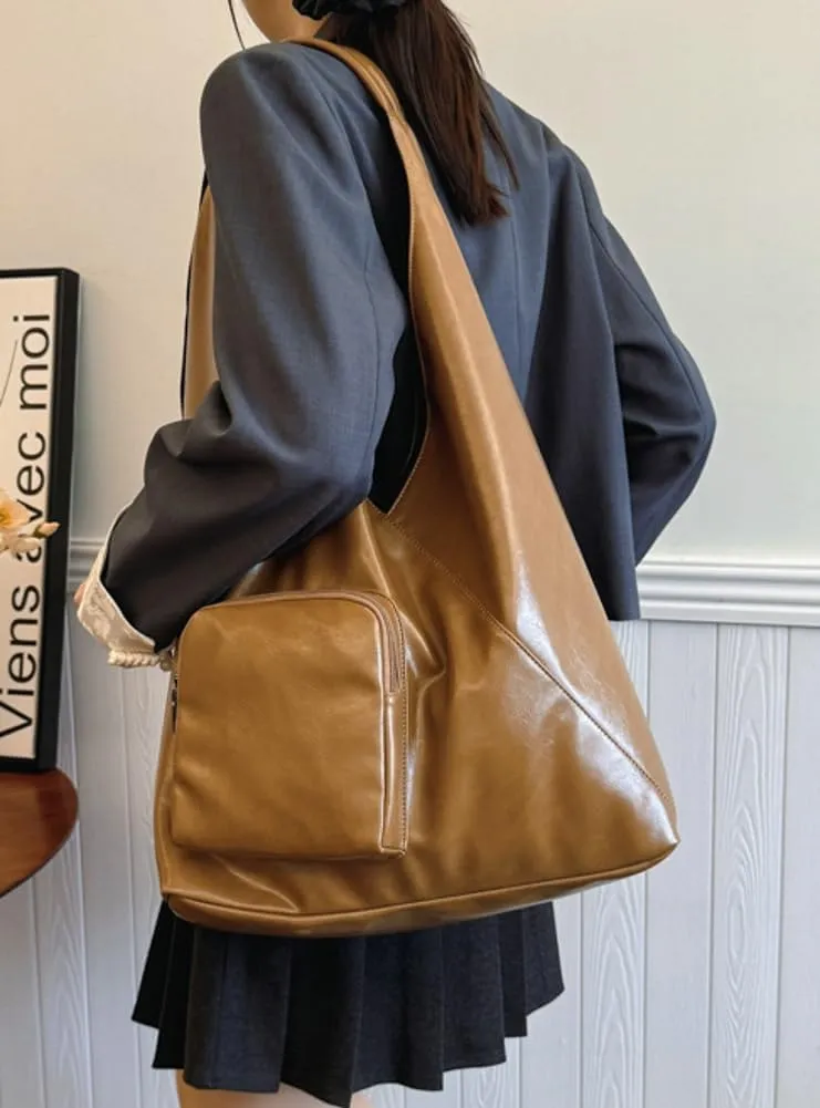 Glossy Vegan Leather Tote Bag for Women Large Shoulder Bag Casual Work Handbag Travel Purse Top Handle Satchels