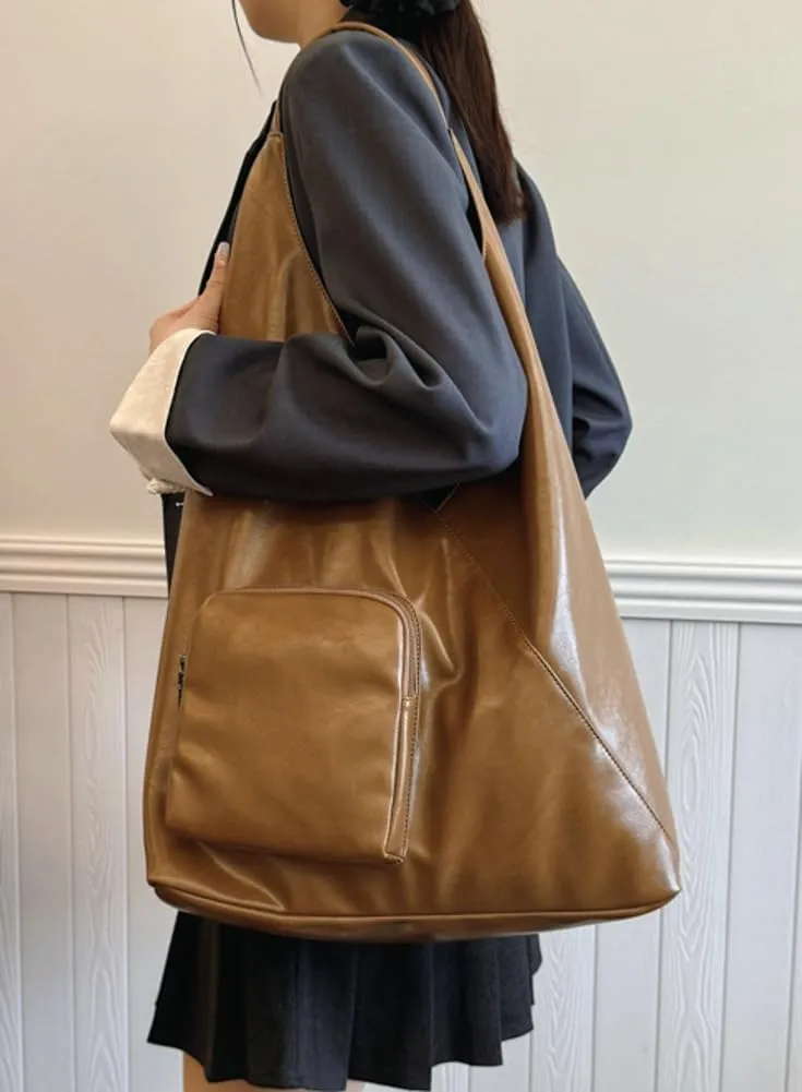 Glossy Vegan Leather Tote Bag for Women Large Shoulder Bag Casual Work Handbag Travel Purse Top Handle Satchels