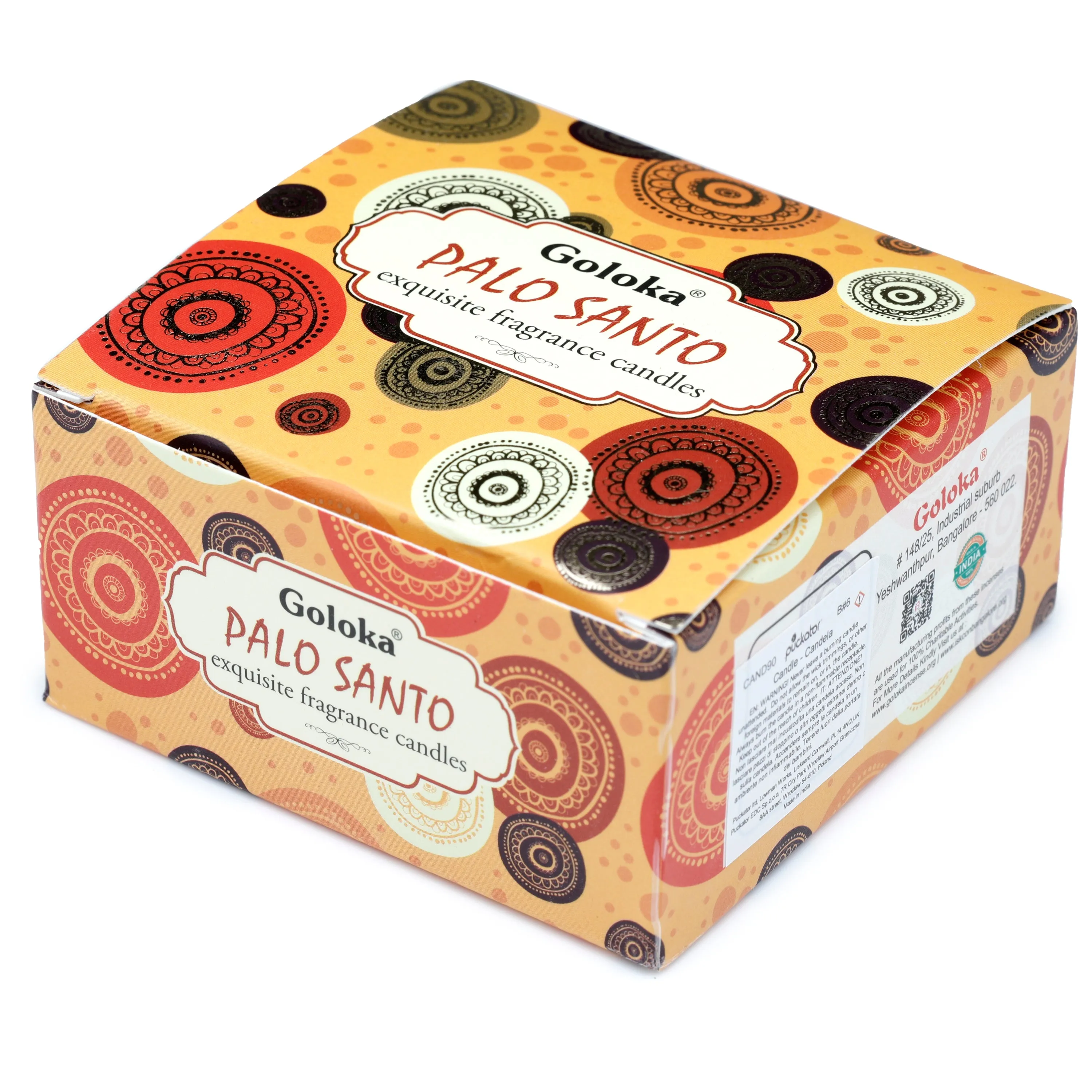 Goloka Palo Santo Soya Wax Candle Tin