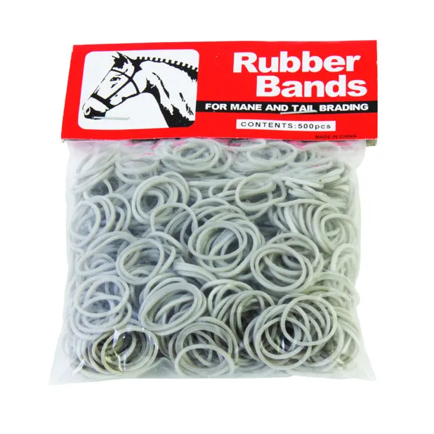 Grey Braiding Bands (500PCS/Bag)