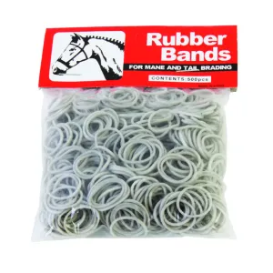 Grey Braiding Bands (500PCS/Bag)