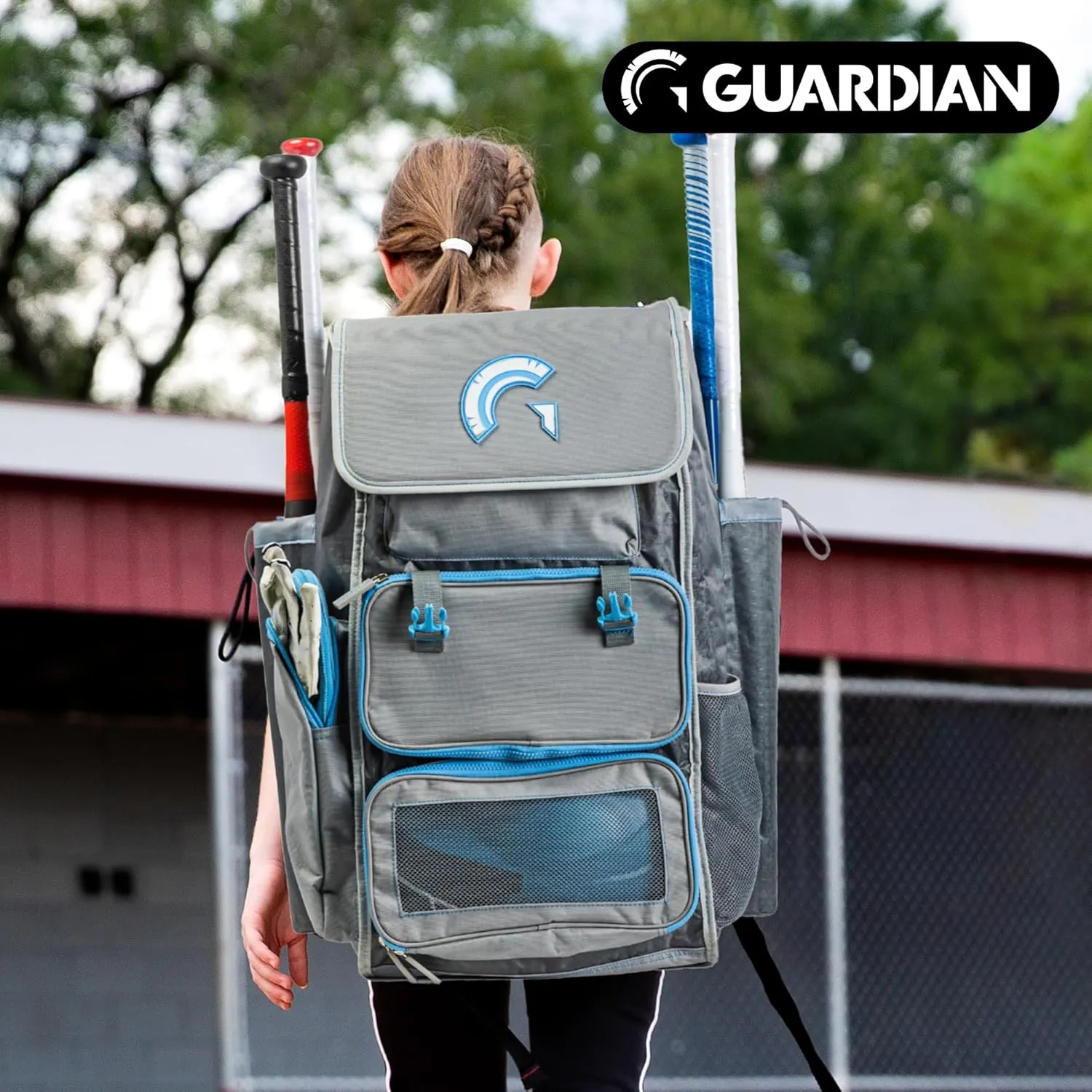 Guardian Baseball Diamond Series Softball Bag for Women or Baseball Bag- Holds 4 Bats - Deluxe Size