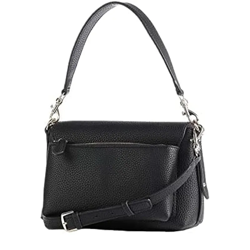 GUESS ECO BRENTON HANDBAG - BLACK - GB334