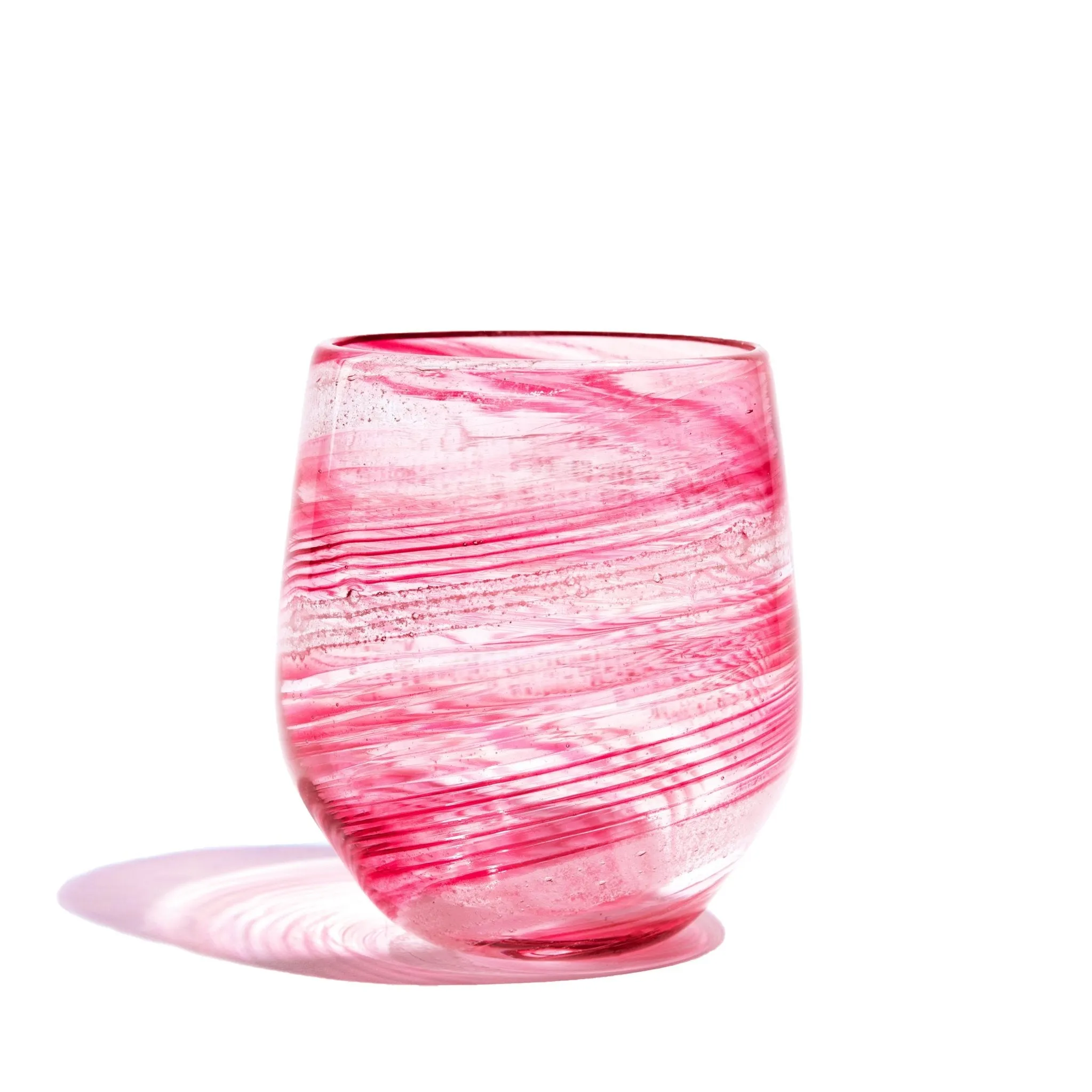 Hand Blown Cremation Glass Votive Holder | Love