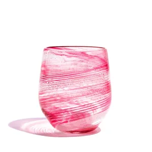 Hand Blown Cremation Glass Votive Holder | Love