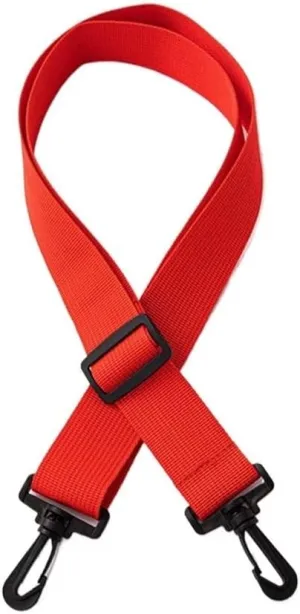 Handbag Strap Adjustable Nylon Replacement Bag Handle Strap 2.5cm Wide Solid Color Shoulder Bag Belt for Bottle Hung Bag Cross Body Bag Strap(Red)
