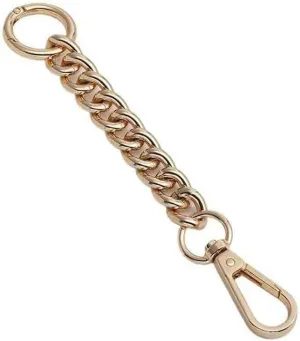 Handbag Strap Bag Extension Chain Bag Shoulder Strap Lengthened Armpit Short Chain Bag Transformation Accessories Cross Body Bag Strap(Straight Gold)